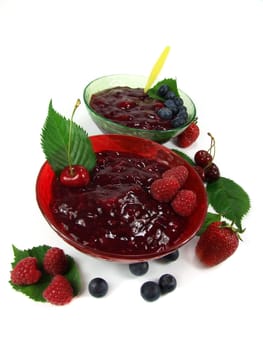 Red fruit jelly