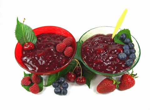 Red fruit jelly