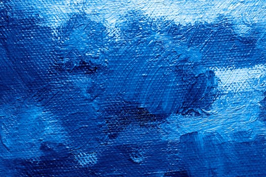 Blue oil painting background