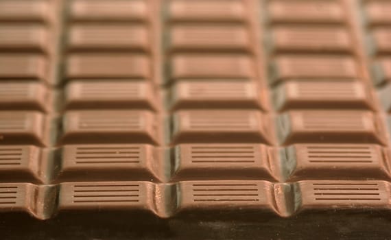 rows of chocolate