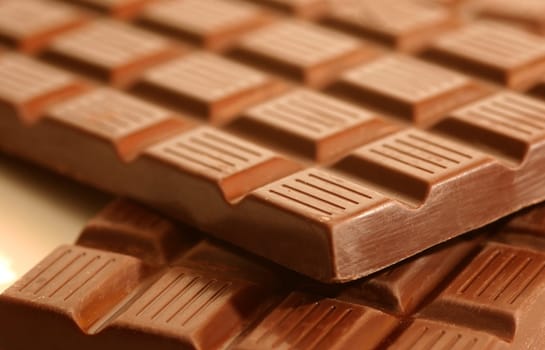 bars of chunky chocolate