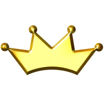 3D Golden Crown
