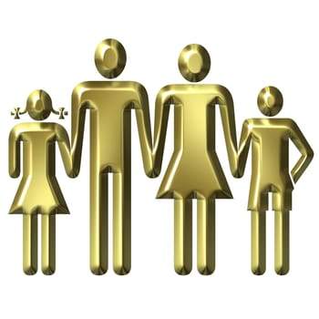 Golden Family Value Concept