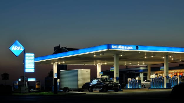 Aral petrol station