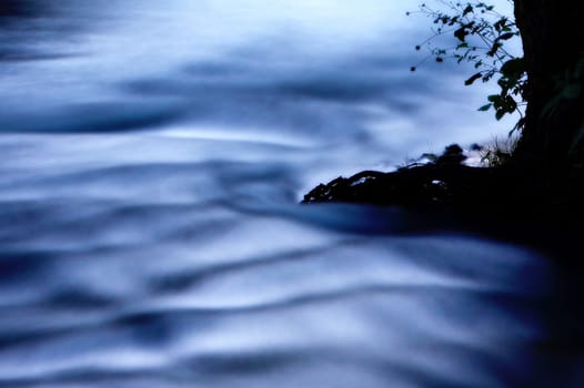 Dark Water - River course of the Schmale Aue