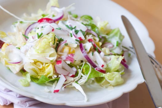 Salad plate