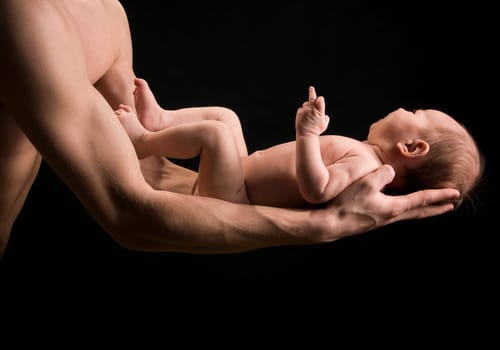baby giving the middle finger