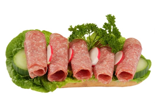 Delicious salami