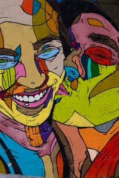 Amazing colorful graffiti