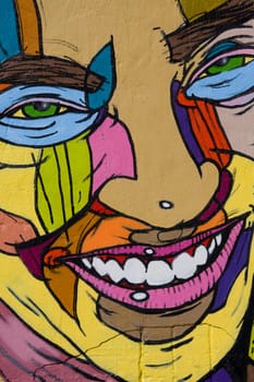Amazing colorful graffiti