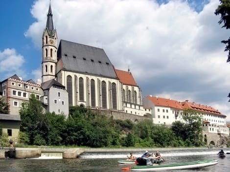 Czech republic - Church in Cesky Krumlov