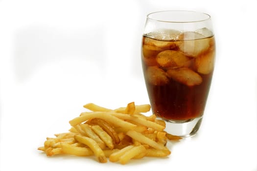 Fries and cola