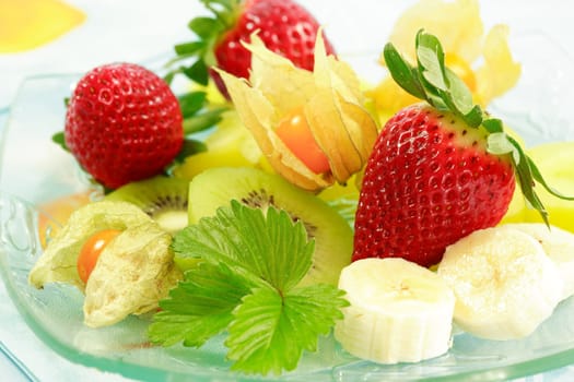 Fresh fruits as dessert