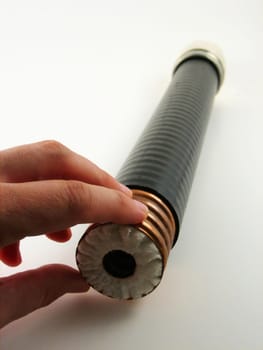 Large size coaxial cable