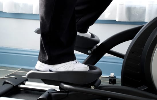 In the exercise machine