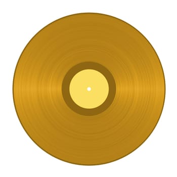 Golden Vinyl Record