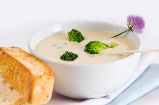 Cream of broccoli soup