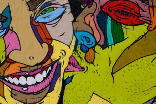 Amazing colorful graffiti
