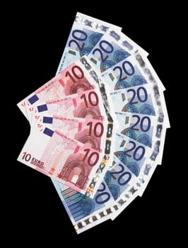 Money - Many 20 And 10 Euro Notes