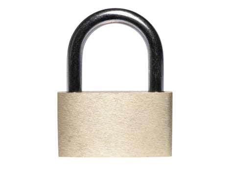 Closed Brass Padlock