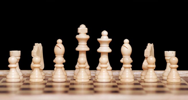 White Chess Pieces
