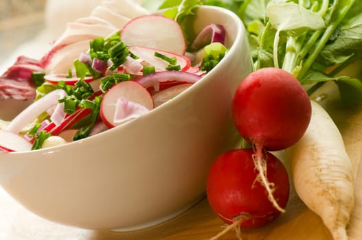 Radish and radish salad