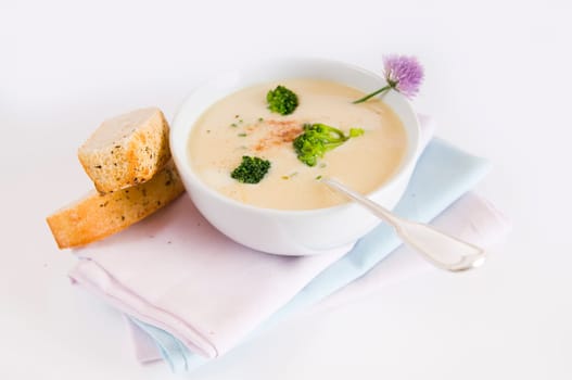 Cream of broccoli soup