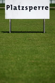 Blocking the course
