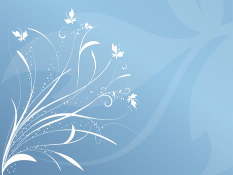 abstract floral design