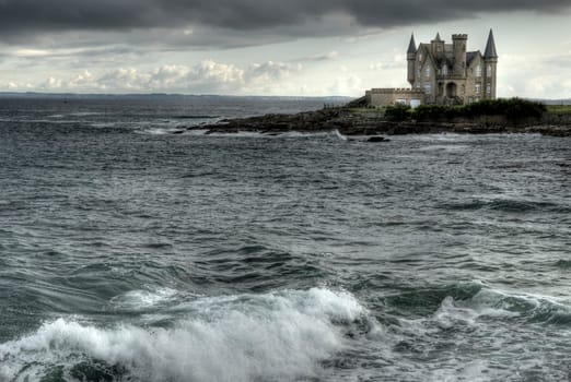 Gloomy Atlantic Ocean