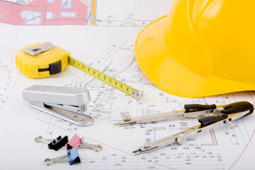 Building plan house construction