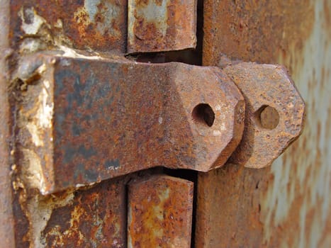 Rusty door latch