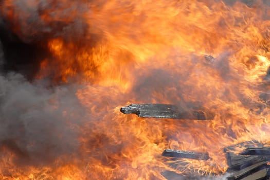 big fire
