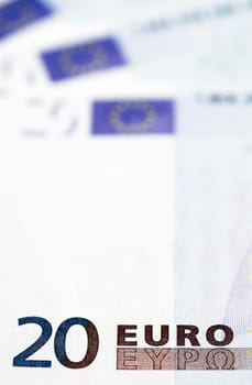 Money - 20 Euro Note Detail