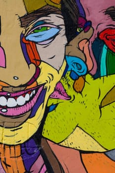 Amazing colorful graffiti