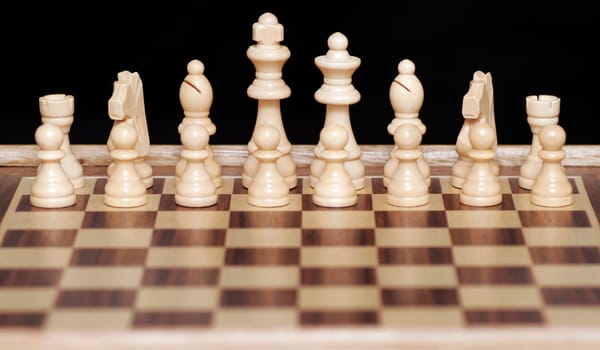 White Chess Pieces
