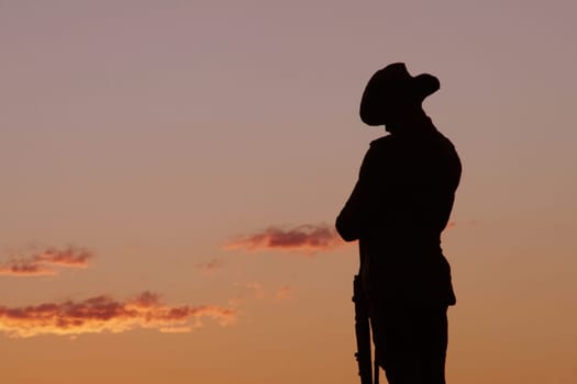 Anzac Soldier Statue