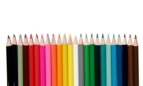 Set Of Coloured Pencils