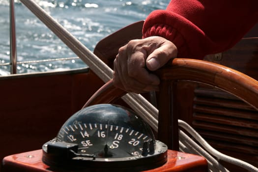 Keeping a firm grip on the steering wheel
