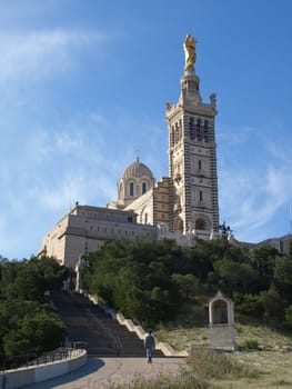 Marseille cathedral Notre-Dame de la Gar