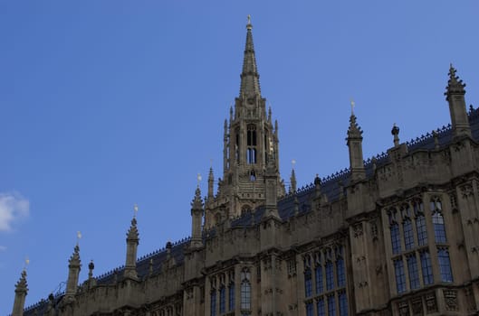 Close-up of Parliament in London