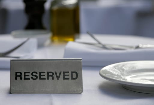 Reserved Sign