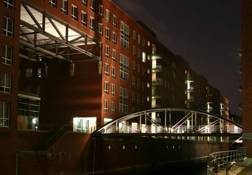 View of the Speicherstadt