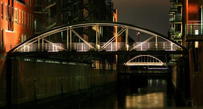 HDR Bridge in the Speicherstadt