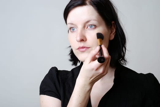 Apply blush