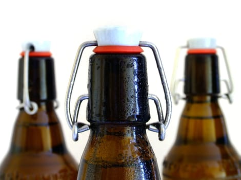 three bottles of beer