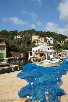 Fishing net in Cala Figuera