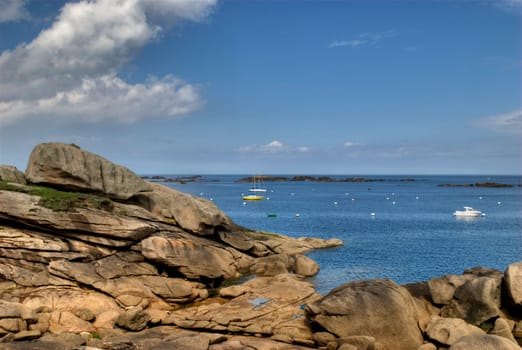 Granite rocks of Tregastel