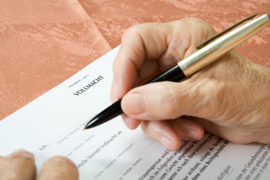Power of attorney