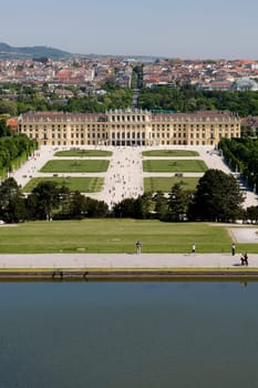 Schoenbrunn Palace in Vienna
